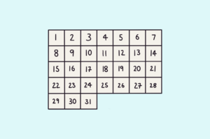illustration of a calendar