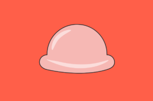 illustration of a vaginal diaphragm