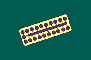 Illustration of a pill tray