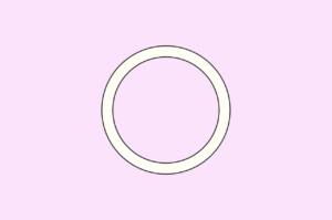 illustration of a vaginal ring
