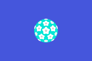 illustration of HPV cell that causes genital warts