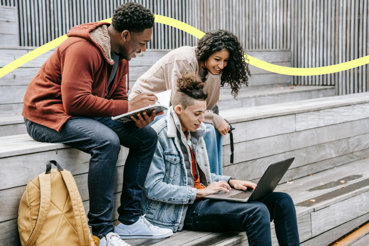 bystander training. Students on an online course at university