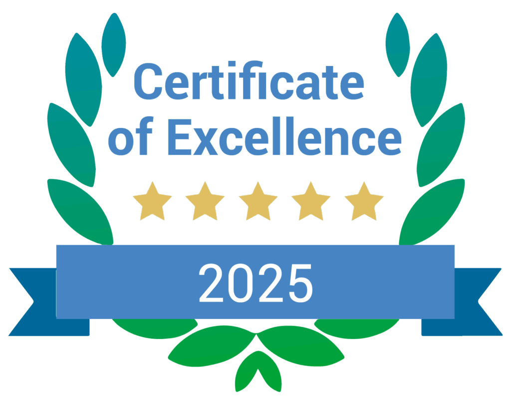 I Want Great Care Certificate of Excellence 2025