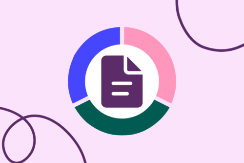 Graphic showing a document representing a lesson plan and with different colours in circle around it to indicate different learning styles
