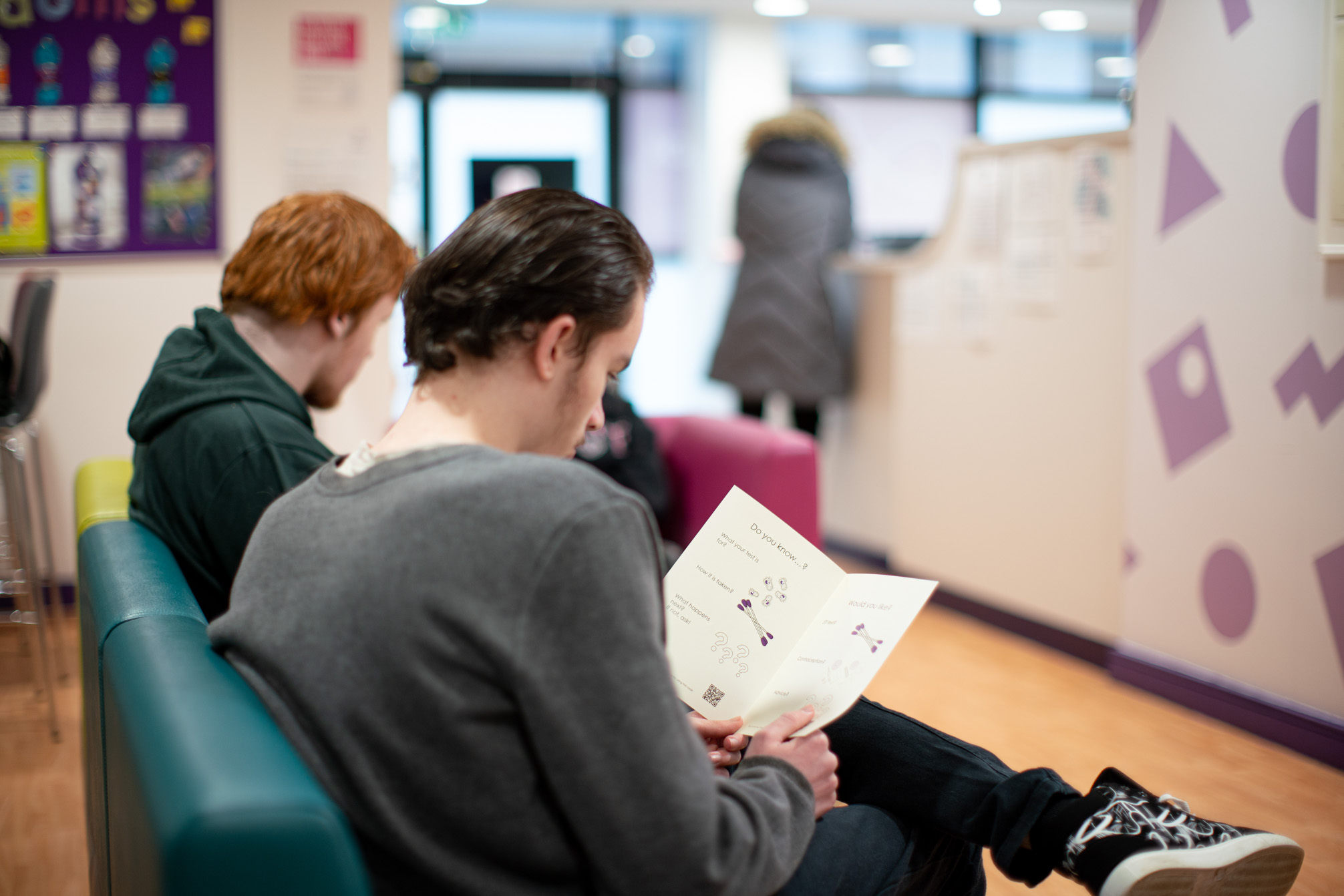Young people in a brook clinic