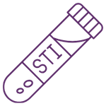 Icon of an STI test