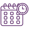 Icon of a calendar