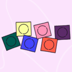 Illustration of some condoms