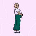 Illustration of a pregnant person